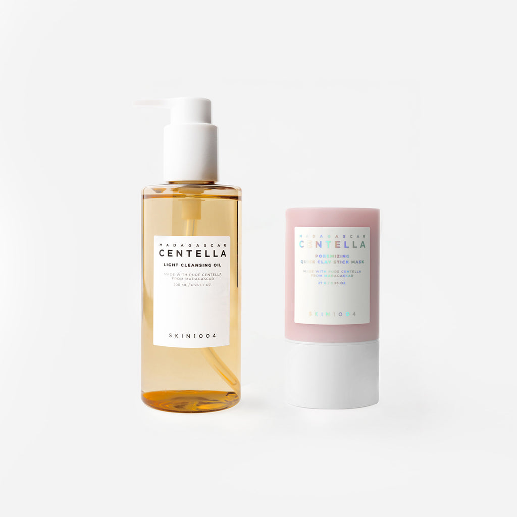 Dúo Centella Limpiador Oil 200Ml + Mascarilla Exfoliante De Poros