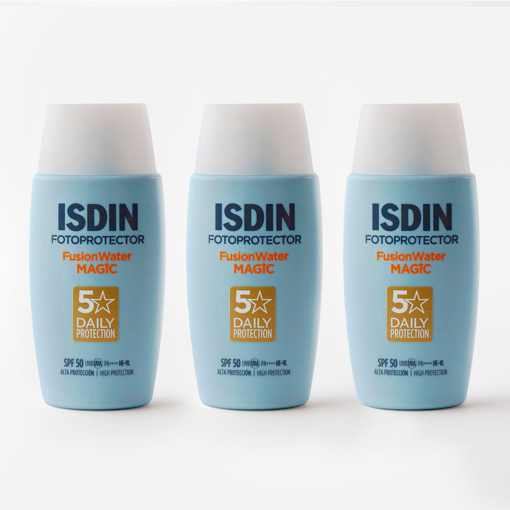 Pack Fotoprotector Fusion Water Magic x3 | Isdin