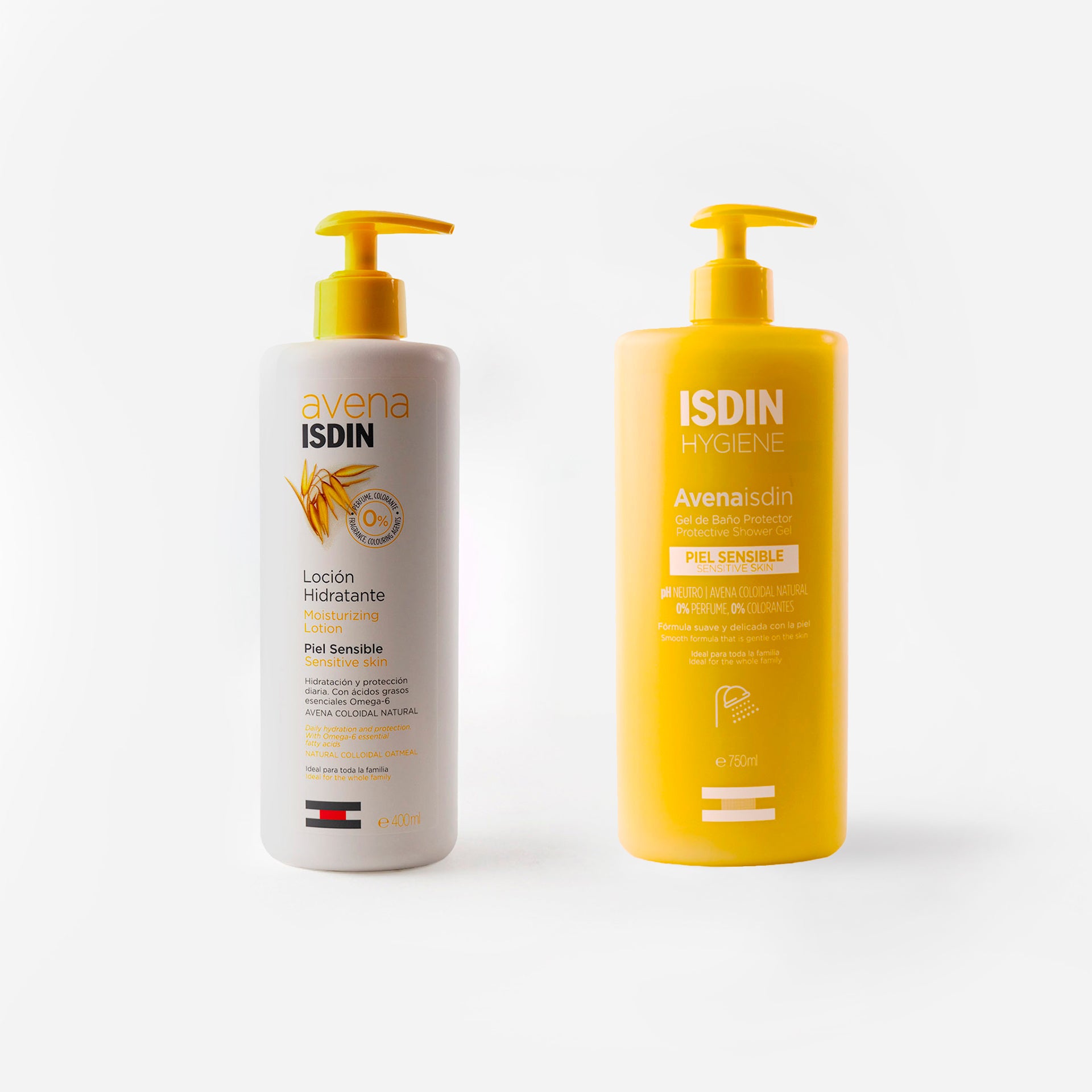 Pack Isdin Rutina De Baño: Avena Gel De Baño + Loción Hidratante Corporal