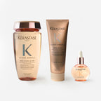 Pack Kerastase Gloss Absolu: Bain 250ml + Fondant 250ml + Glaze Drops 45ml