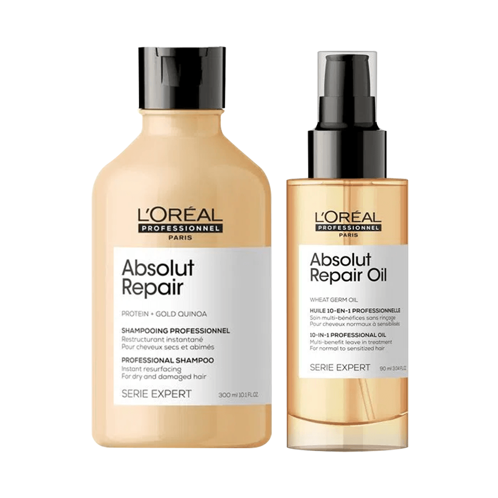 Pack Reparación Absoluta Shampoo 300ml + Tratamiento Oil 90ml L'Oréal Professionnel