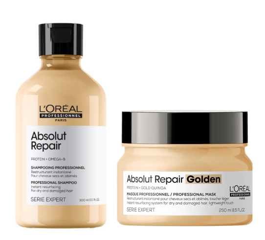 Pack Absolut Repair Shampoo 300ml + Mascarilla 250ml Loreal Professionnel