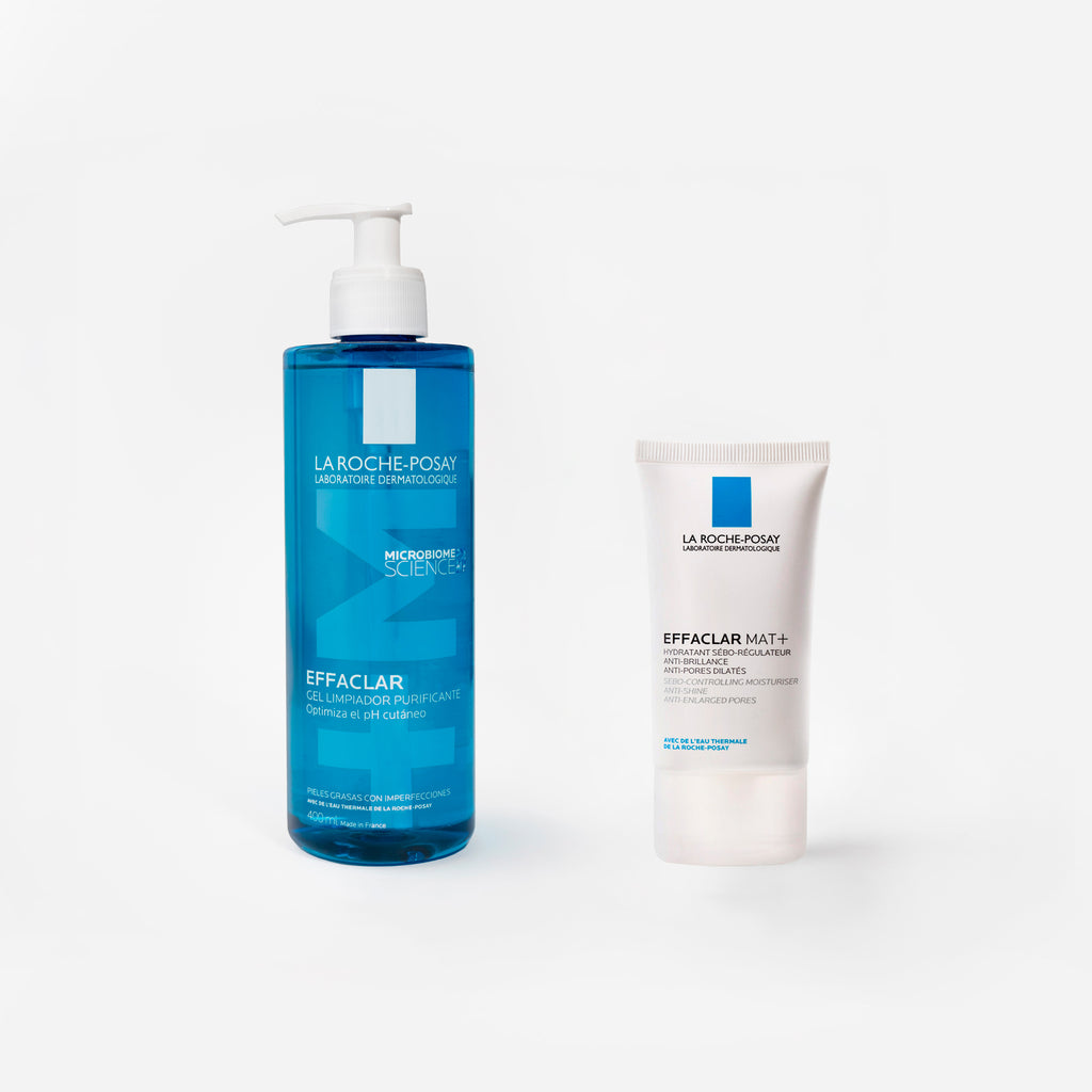 Dúo Effaclar Piel Grasa | Effaclar Mat + Gel 400ml | La Roche-Posay