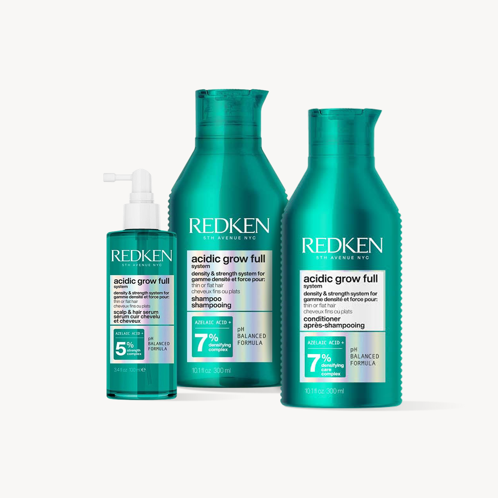 Pack x3 Acidic Grow Full System Redken