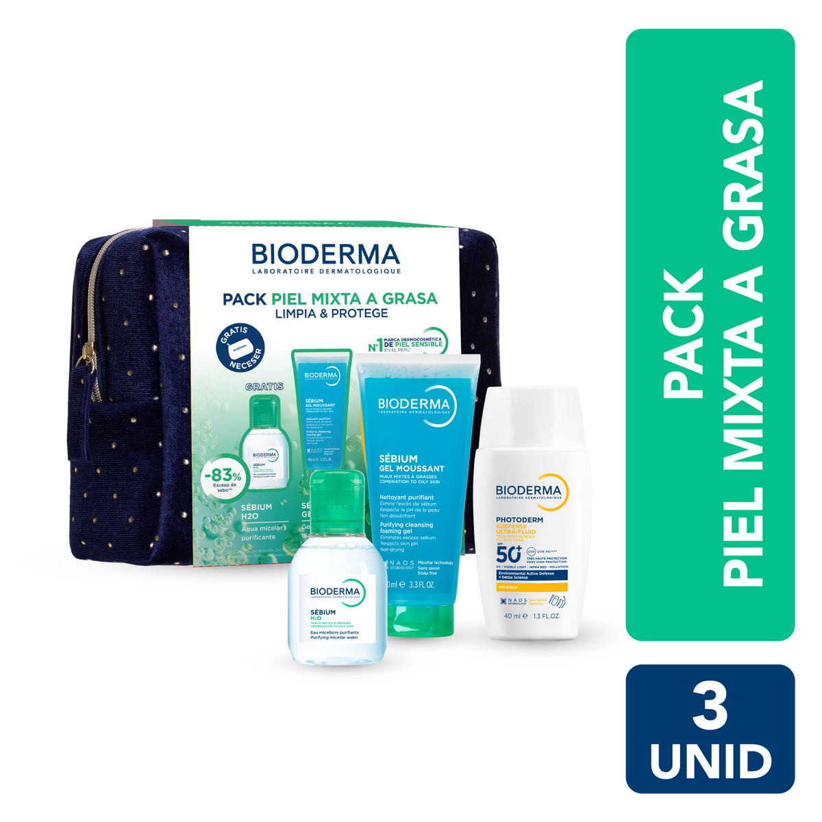 PACK PHOTODERM XDEFENSE - PIEL MIXTA A GRASA | Bioderma