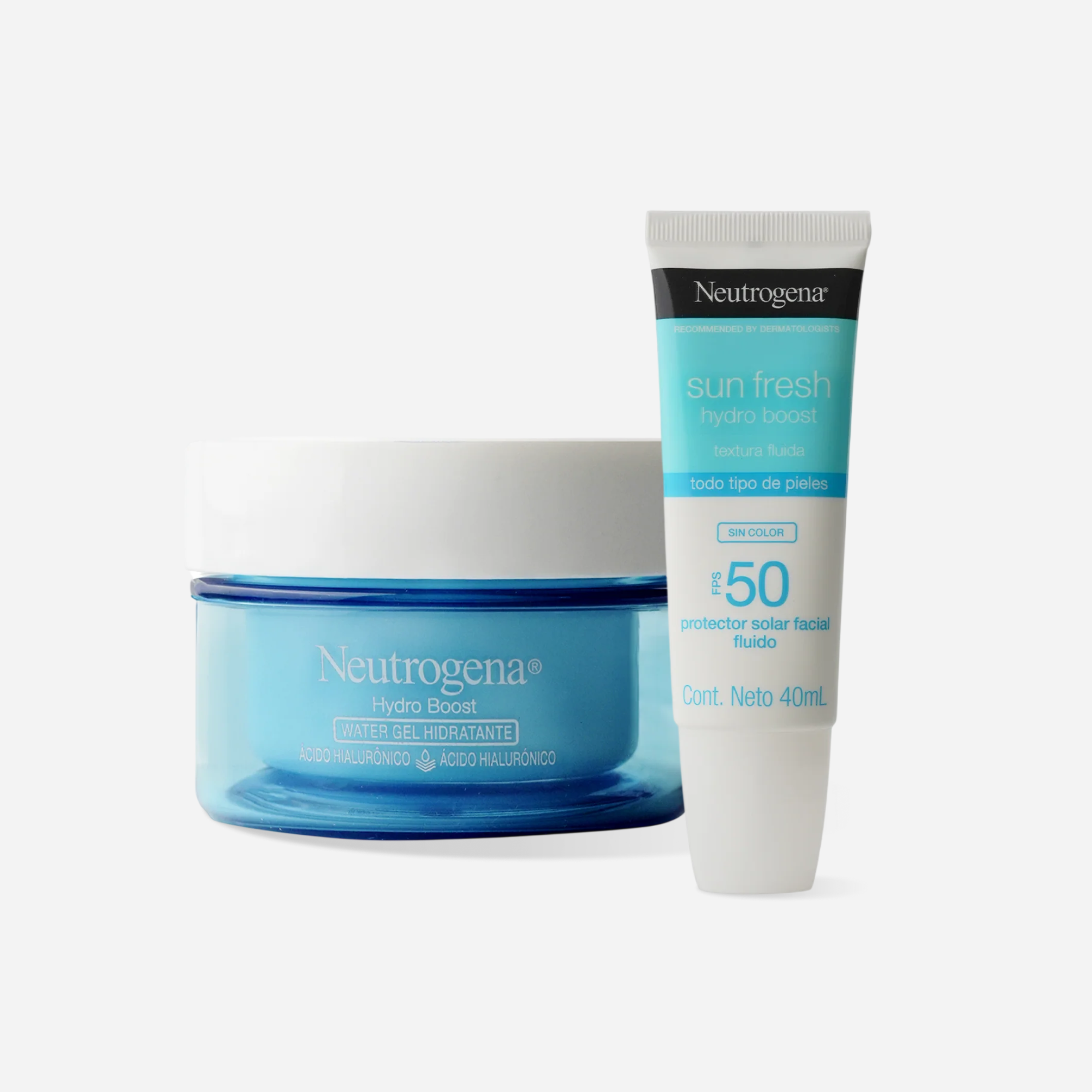 Pack Neutrogena Hydro Boost 50gr + Sun Fresh Hydroboost FPS50