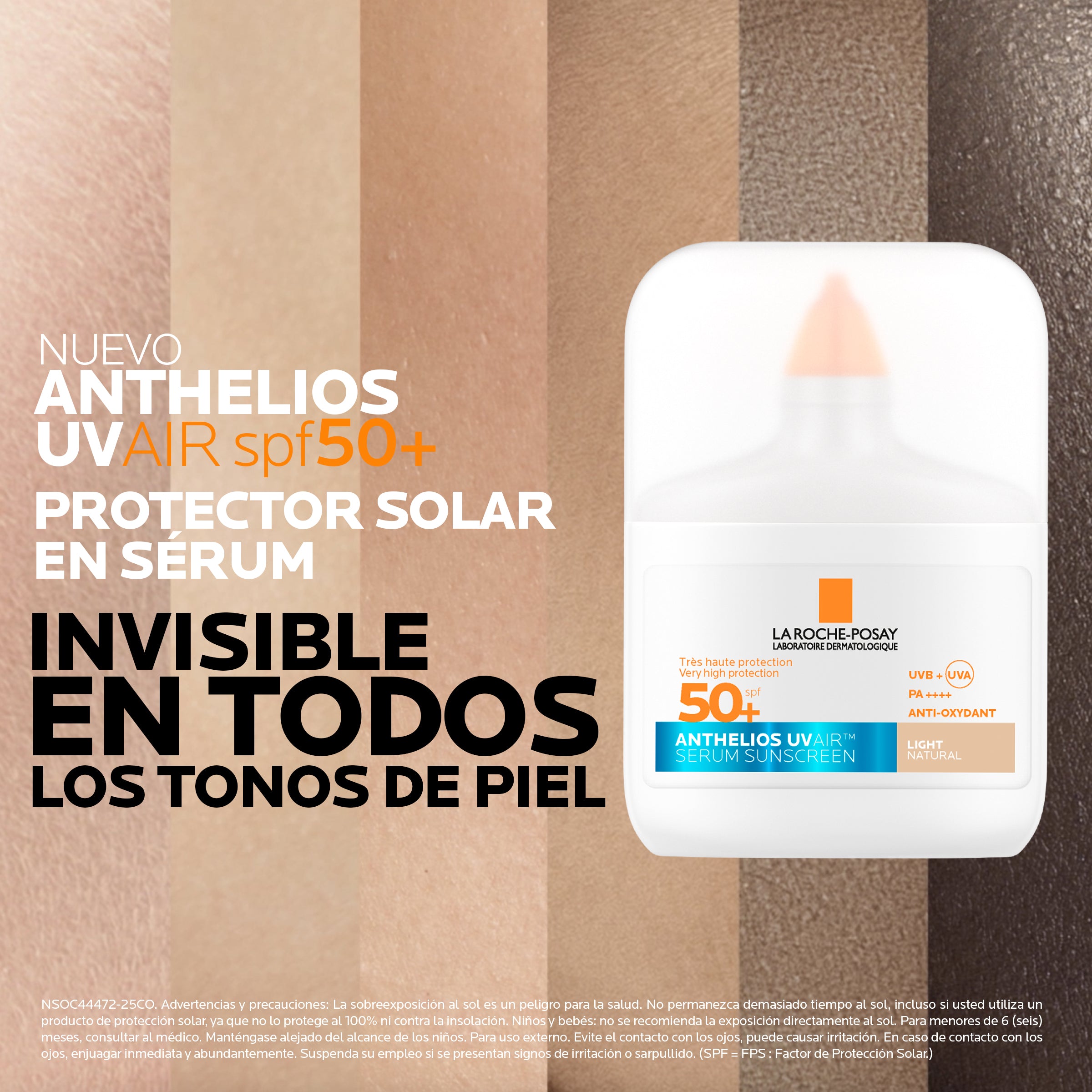 Protector Solar Anthelios Uv Air Ligero Fps 50+ 50Ml | La Roche Posay