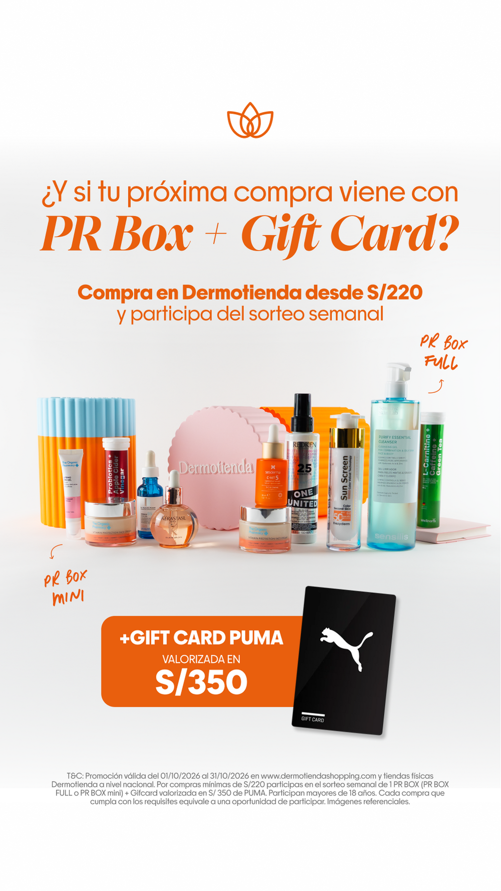 ¿Y si tu próxima compra viene con PR Box + Gift Card?