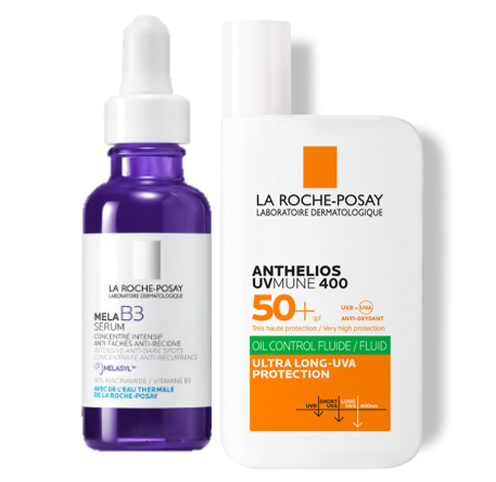 Dúo La Roche Posay protección y correción de manchas