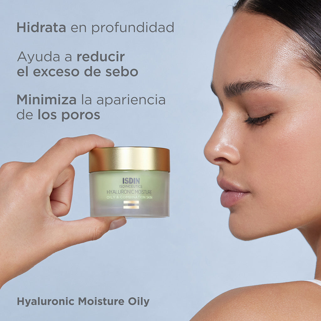 Crema Facial Isdinceutics Hyaluronic Moisture Piel Grasa y Mixta 50ml