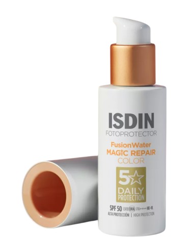 Protector Solar FOTOULTRA ISDIN MAGIC REPAIR FUSION WATER COLOR SPF 50  - 50 ml - Bloqueador