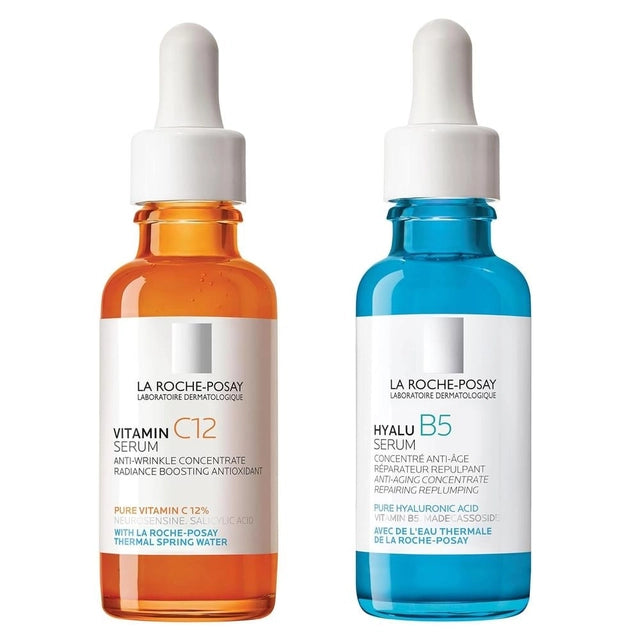 Dúo Iluminación + Hidratación Vitamin C12 + Hyalu B5 | La Roche-Posay