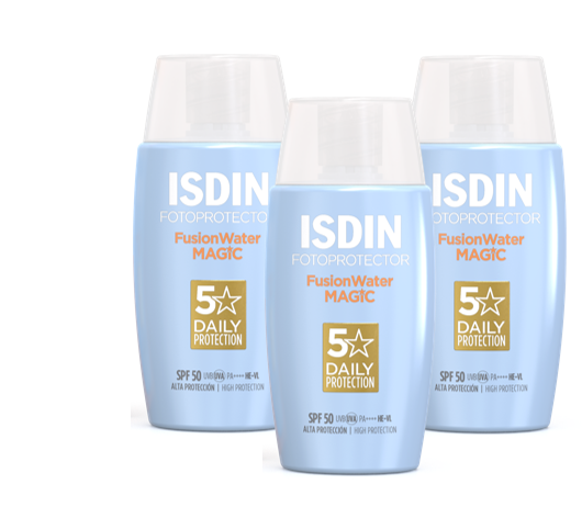 Pack ISDIN Fotoprotector Fusion Water Magic x3