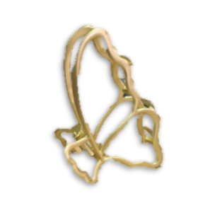 Boni: Gancho mariposa dorado