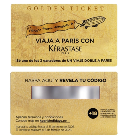 GOLDEN TICKET KERASTASE 2025