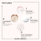 Pack Kerastase Gloss Absolu: Bain 250ml + Fondant 250ml + Spray Milk 190ml + Glaze Drops 45ml