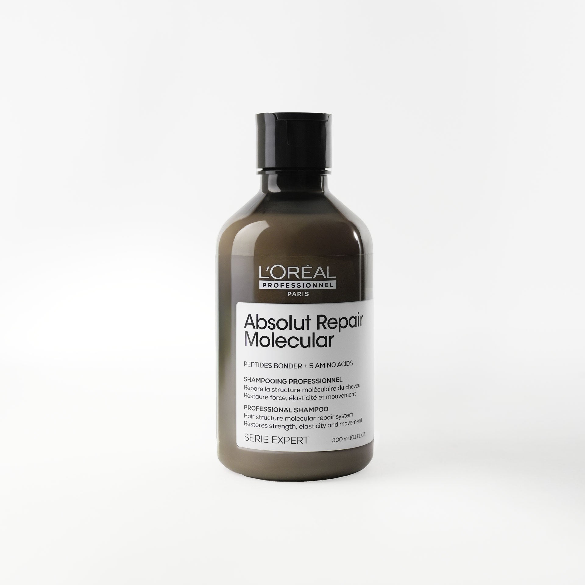 Shampoo Reparador Sin Sulfato Absolut Repair Molecular Para Cabello Muy Dañado Loreal Professionnel 300 Ml