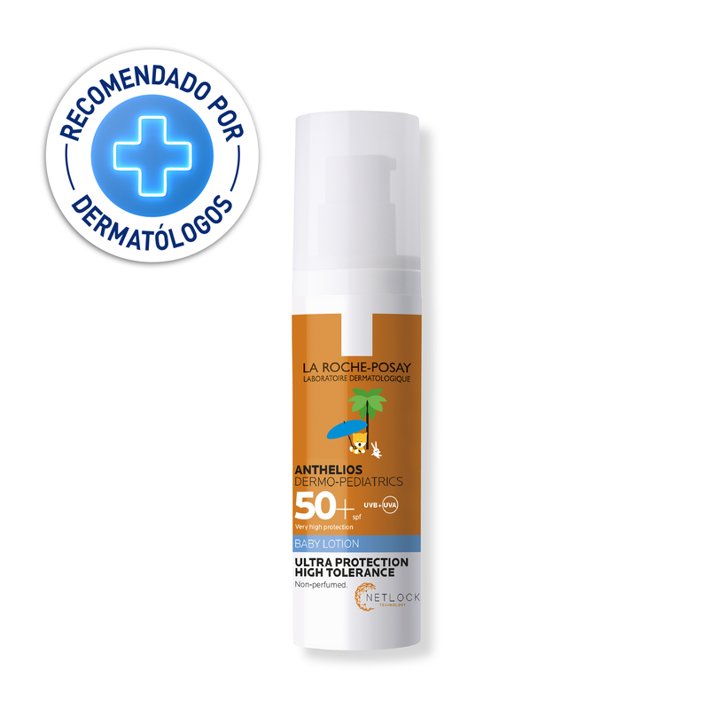 Anthelios Dermopediatrico Protector Solar Leche Bebe SPF50+ 50ml bloqueador