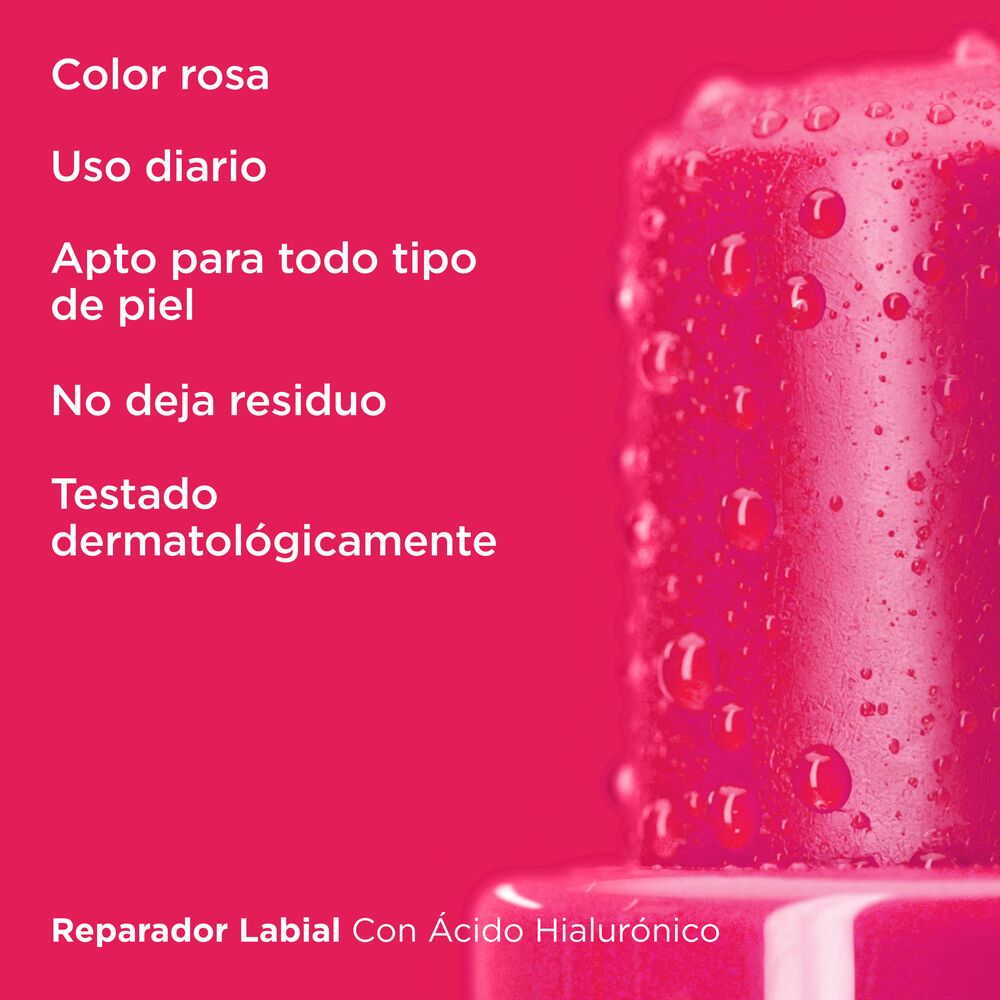 Isdin Reparador Labial Color Rosa con Ácido Hialurónico 4g