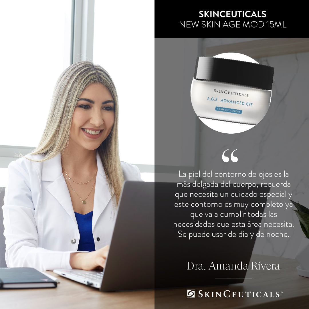 SkinCeuticals Crema para Contorno de Ojos Antiedad A.G.E. Advanced Eye 15ml