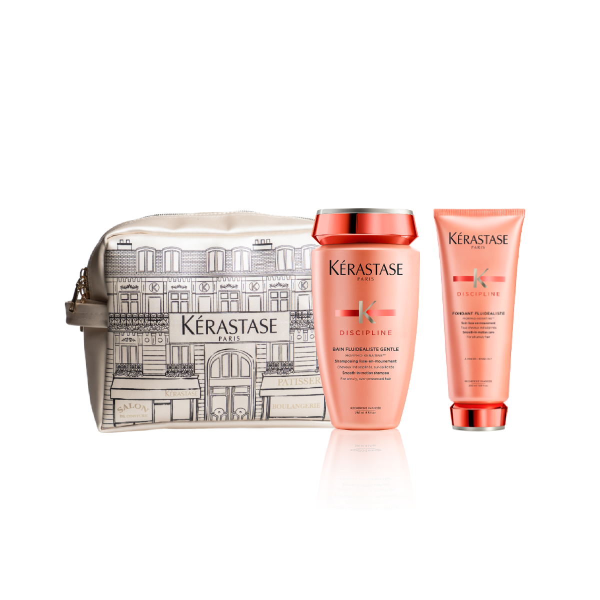 Pack Discipline para cabello con frizz (Baño 250ml + Fondant 200ml)