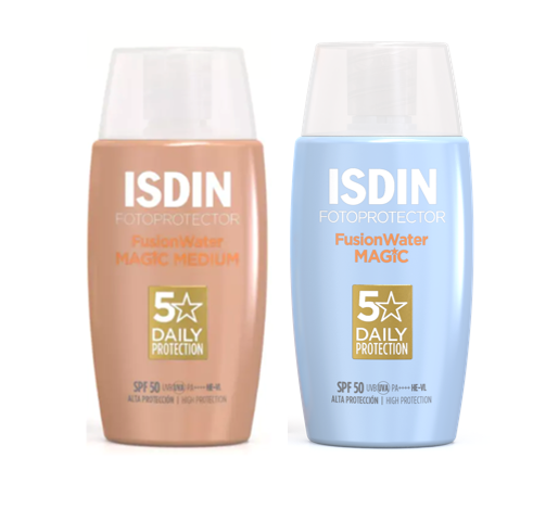 Pack ISDIN Protección Fusion Water con color/ sin color