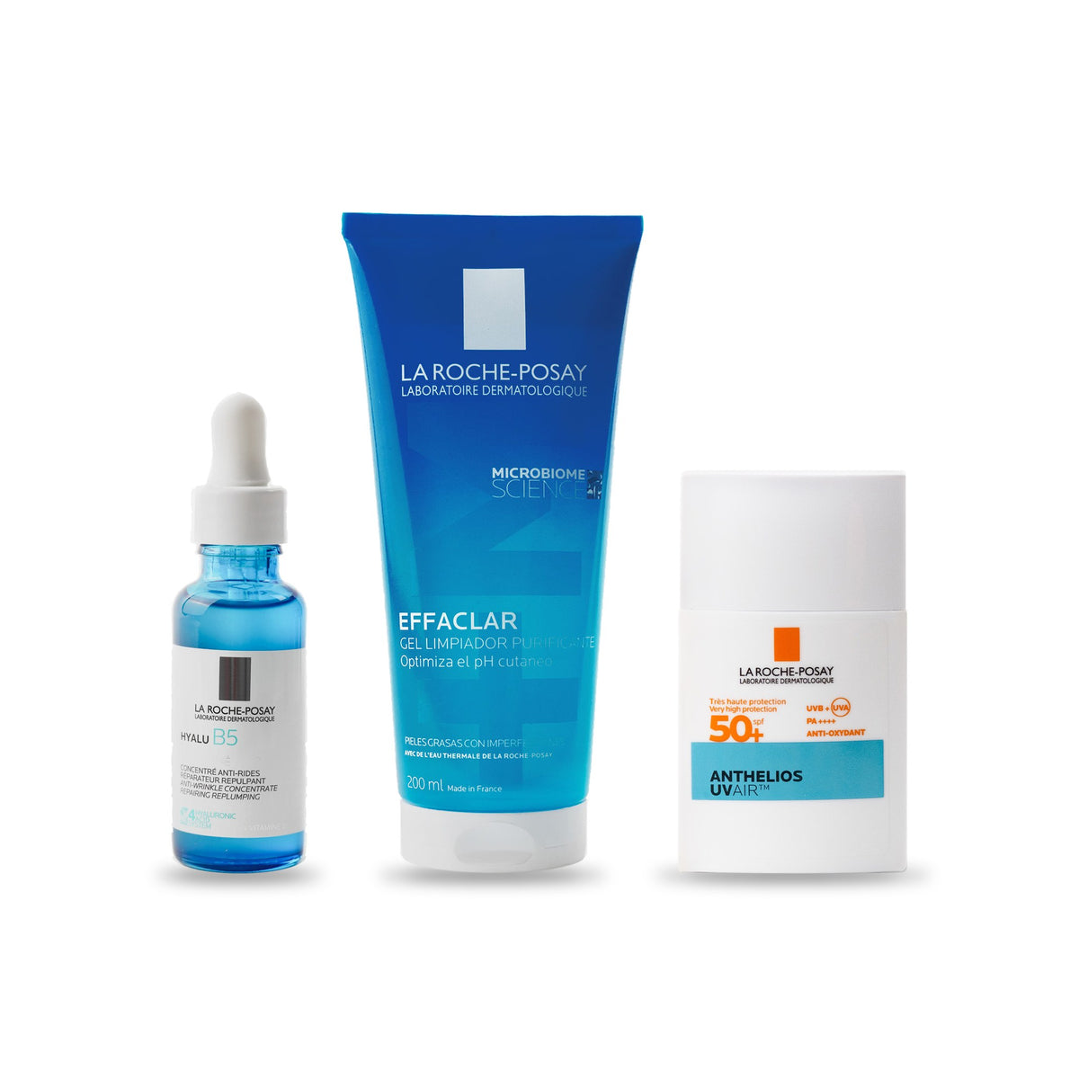 Pack Effaclar Hyalu B5 & Anthelios - Rutina Limpia Trata & Protege | La Roche Posay
