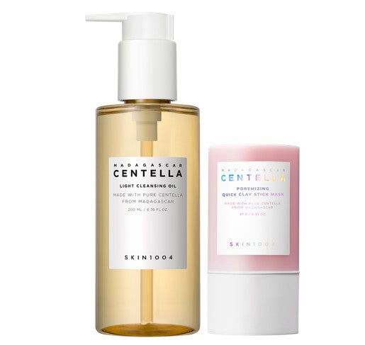 Dúo Centella limpiador oil 200ml + mascarilla exfoliante de poros