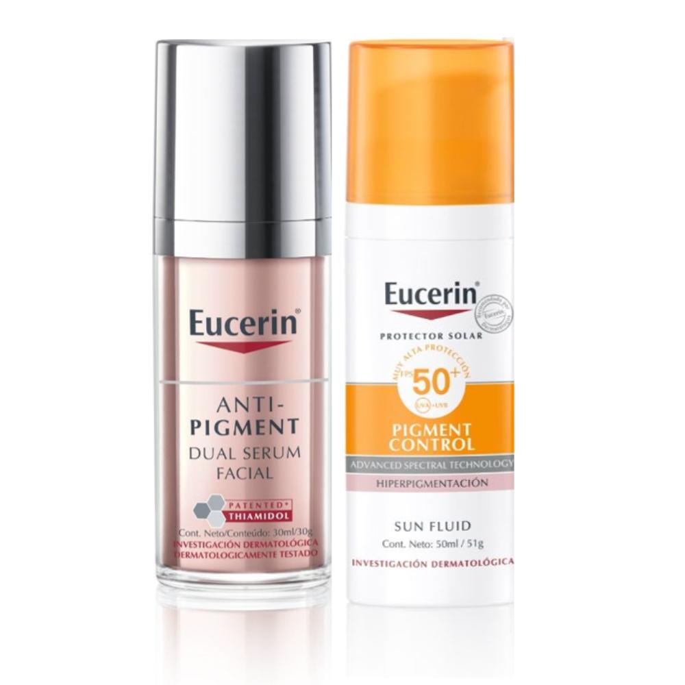 Pack Eucerin Antipigmento Serum Dual 30ml + Sun Pigment Control FPS50 50ml