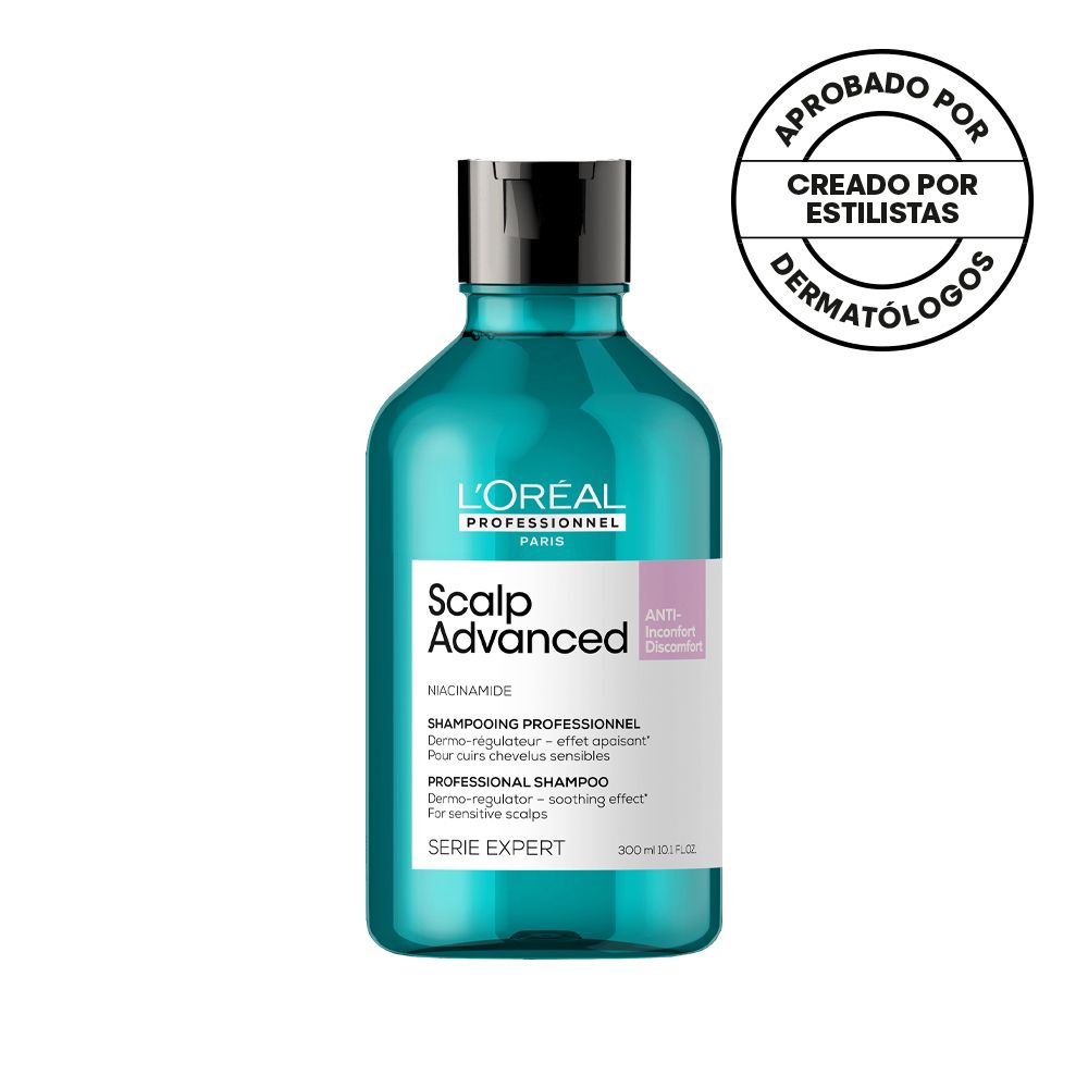 Shampoo En Gel Para Cuero Cabelludo Sensible Scalp Advanced Anti-Discomfort 300 Ml  Loreal Professionnel