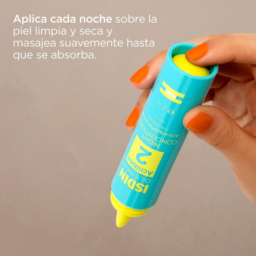 Isdin Acniben Night Concentrate Anti-Imperfecciones 27ml - Serum de noche formulado con retinaldehído para piel mixta a grasa