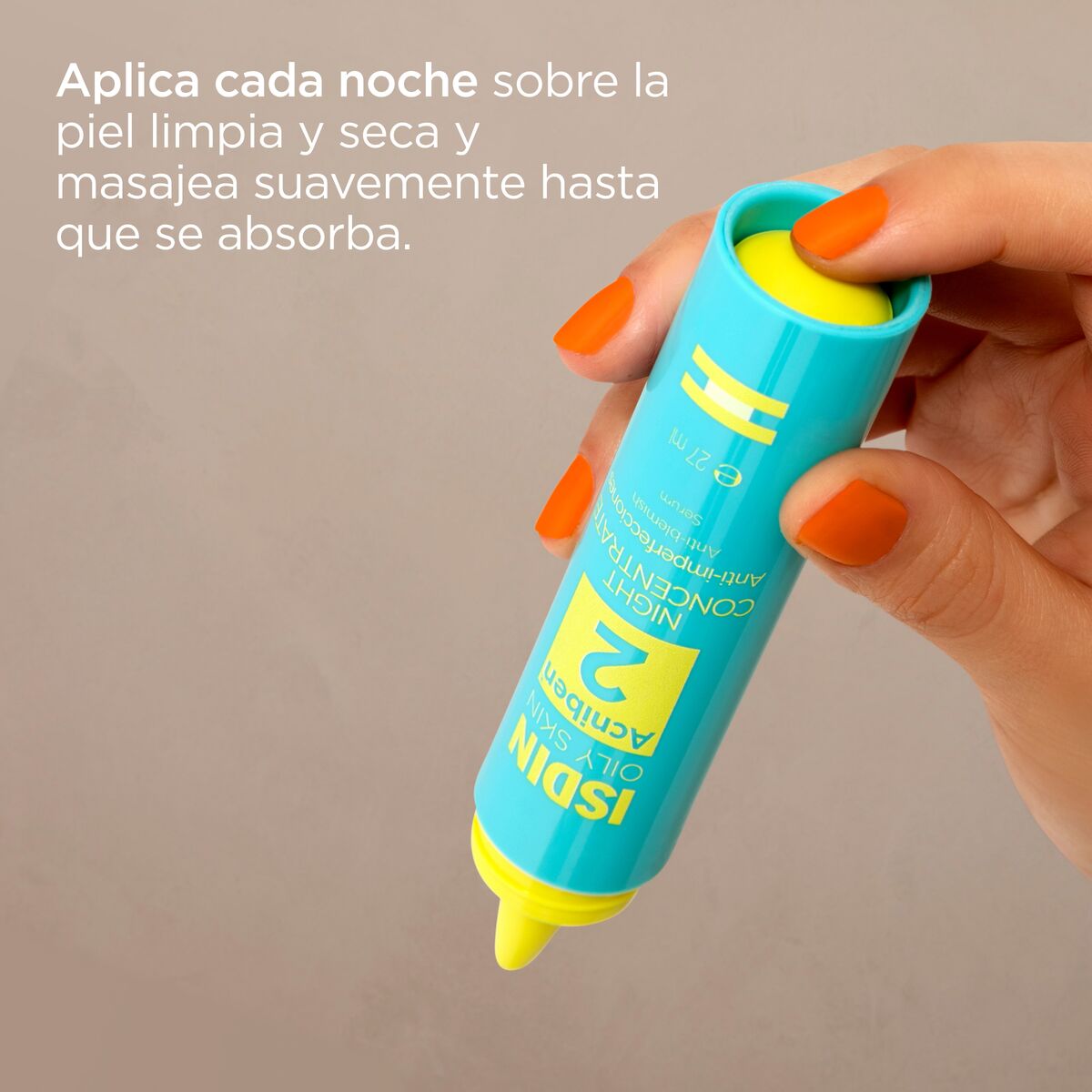 Isdin Acniben Night Concentrate Anti-Imperfecciones 27ml - Serum de noche formulado con retinaldehído para piel mixta a grasa