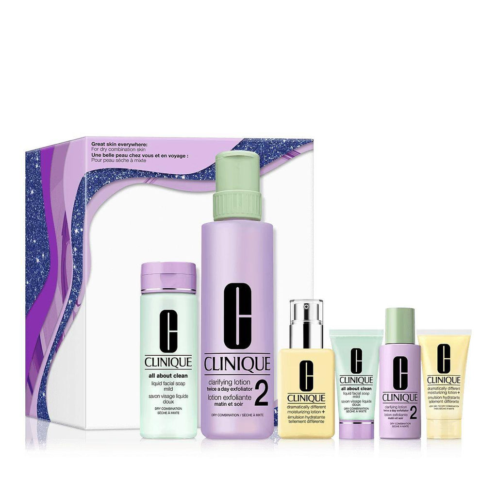 Set Clinique 3 Pasos Piel Mixta a Seca