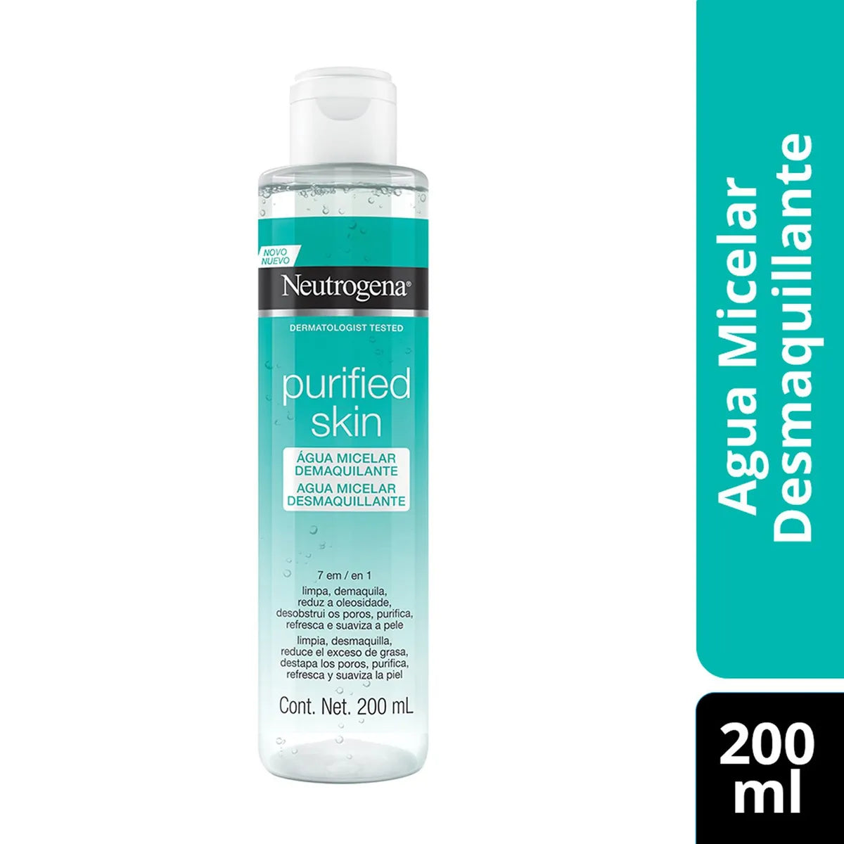 Neutrogena Agua Micelar Purified Skin 200ml