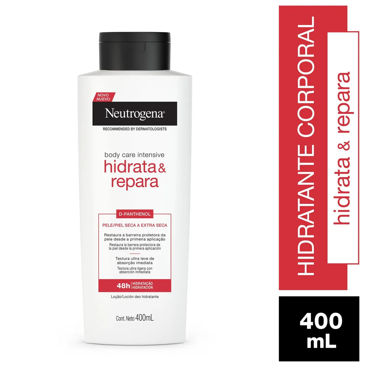 Loción Corporal Body Intensive Hidrata y Repara 400ml Neutrogena