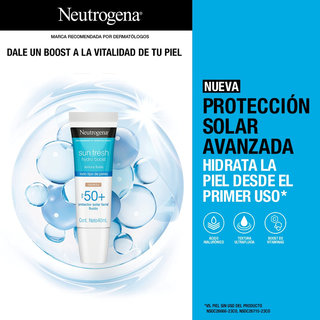 Neutrogena Sun Fresh Hydro Boost Color 2.0  FPS 50+ 40ml