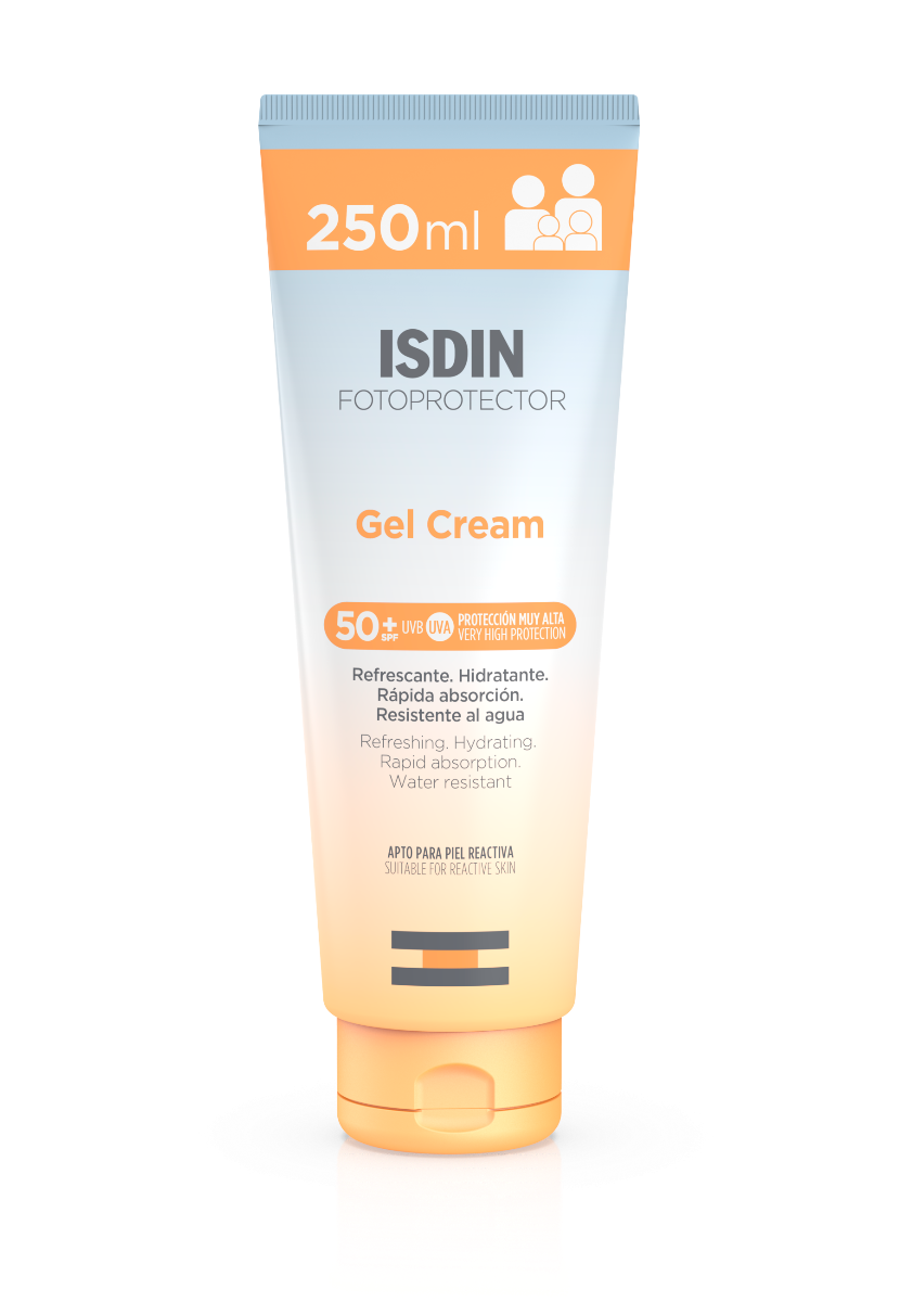 Isdin Fotoprotector Gel Cream SPF50 250ml - Bloqueador solar corporal