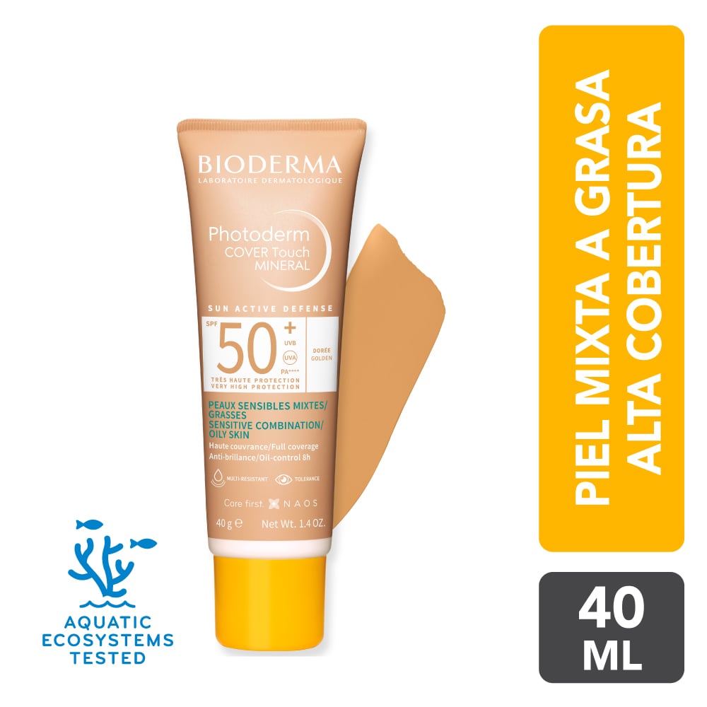 Bioderma New Photoderm Cover Touch SPF50+ DOREE 40gr