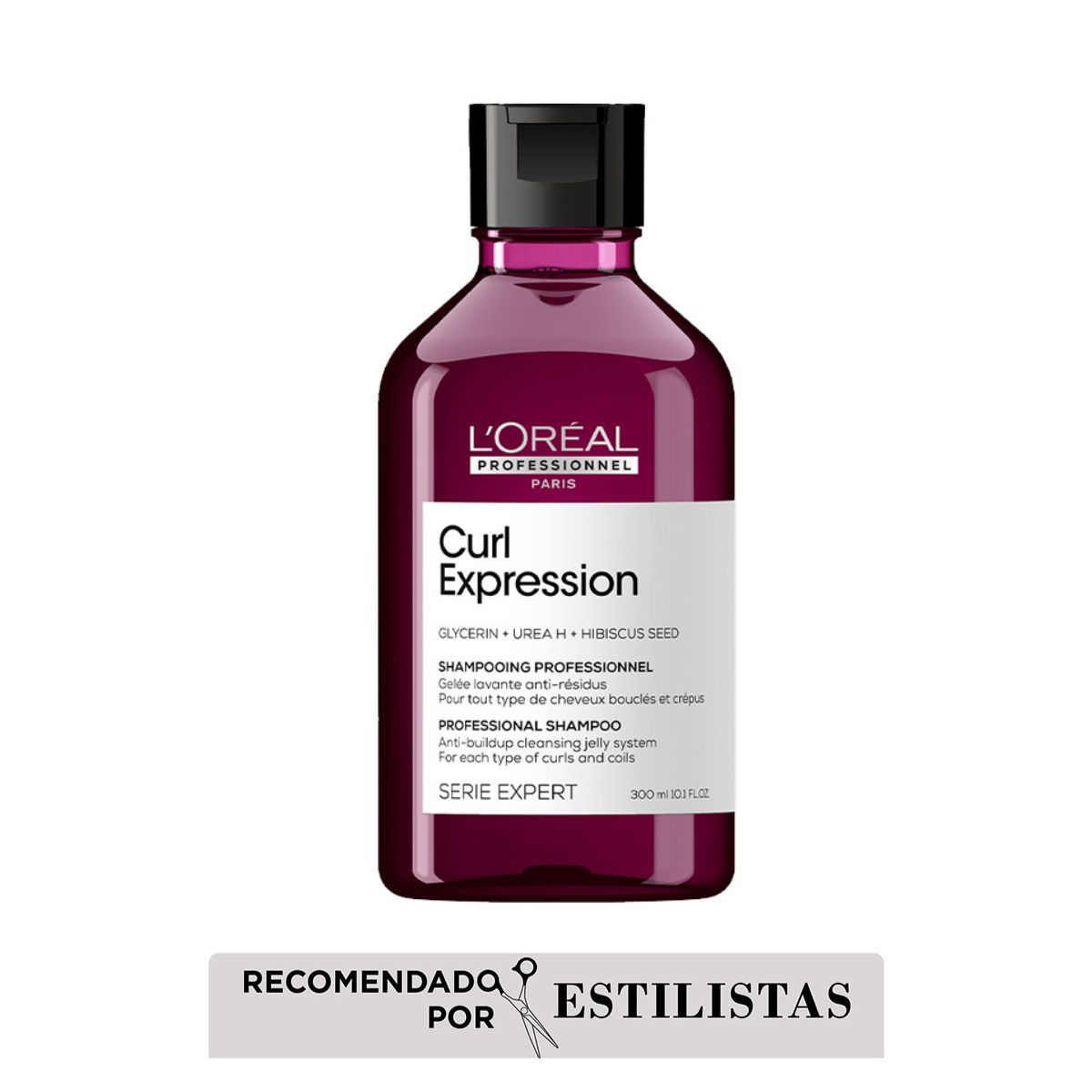 Shampoo en gel limpiador para cabello con rulos Curl Expression 300ml Loreal Professionnel