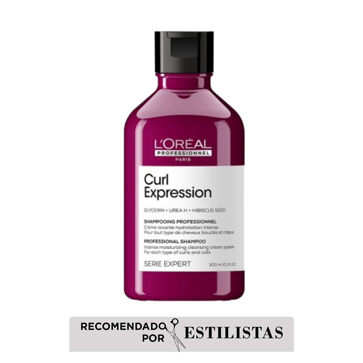 Shampoo en crema de hidratación intensa para cabello con rulos Curl Expression 300ml Loreal Professionnel