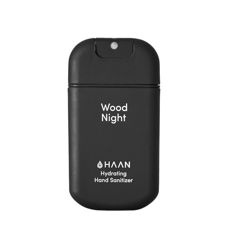 Gel Sanitizer desinfectante de manos HAAN Wood Night Bottle 30ml 