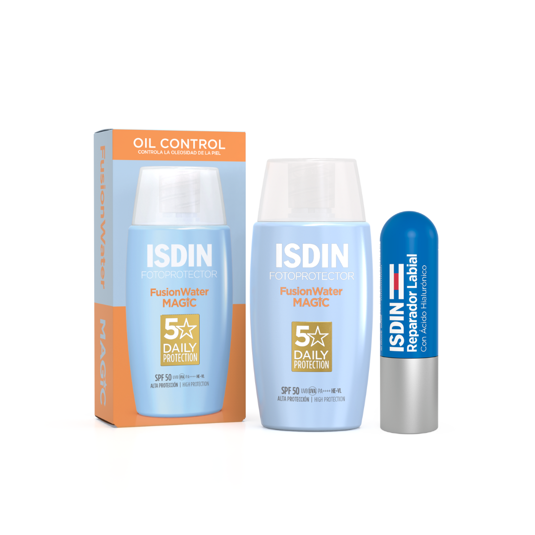Pack Isdin Fusion Water Magic +  Labial