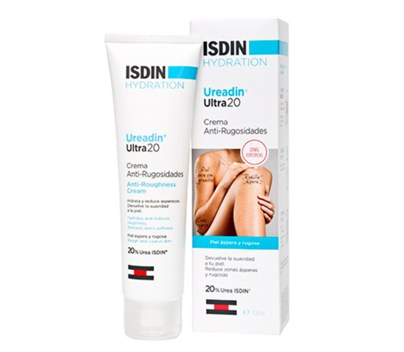 Isdin Ureadin Ultra 20 Crema Anti-Rugosidades 100ml - Con 20% Urea para piel áspera y rugosa