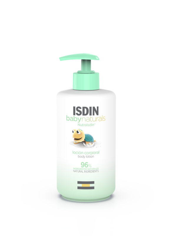 Isdin Babynaturals Body Lotion 400ml - Loción corporal hidratante para la piel del bebé