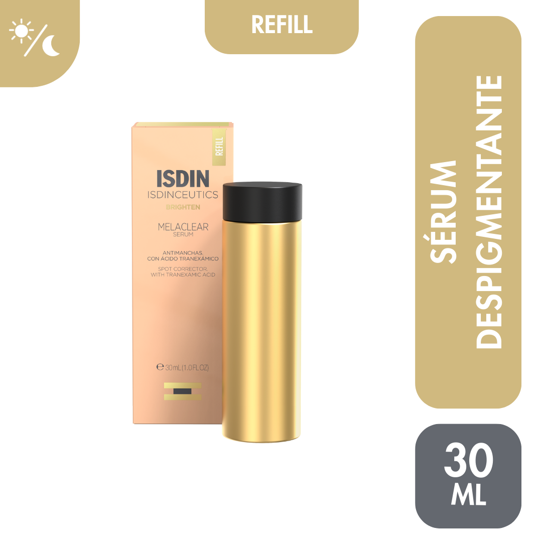 ISDINCEUTICS MELACLEAR ADVANCED 30 ml - Sérum antimanchas con ácido tranexámico para un 63% menos de manchas - Antiedad