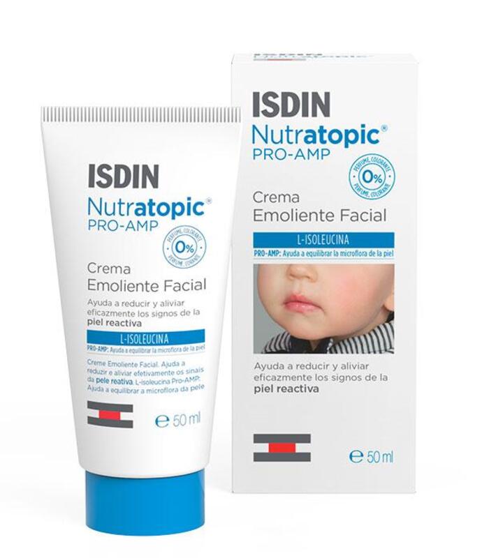 Isdin Nutratopic Crema Facial 50ml - Crema facial protectora reducción signos piel reactiva