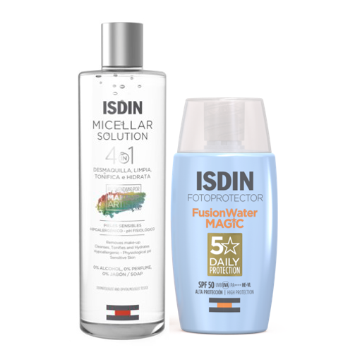 Limpiador Facial Hidratante Micellar Solution 4en1 Isdin - 400mL