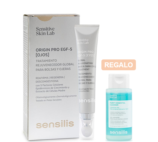 Sensilis Origin Pro EGF-5 Contorno de Ojos 15ml - Crema Rejuvenecedora de Bolsas y Ojeras