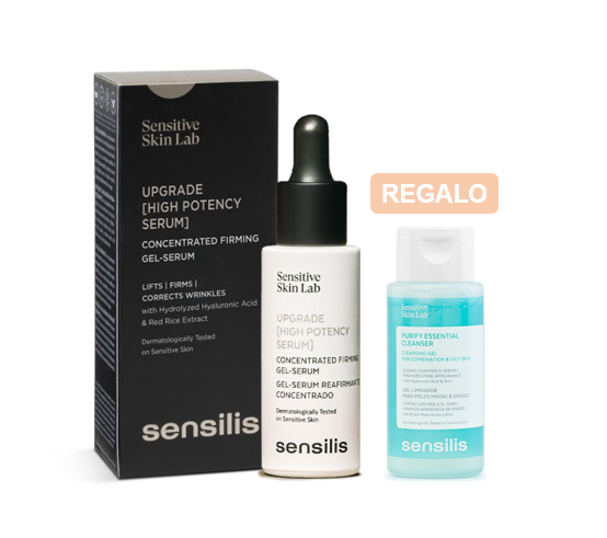 Sensilis Upgrade High Potency Serum 30ml - Gel Serum Antiedad Concentrado de Firmeza y Arrugas