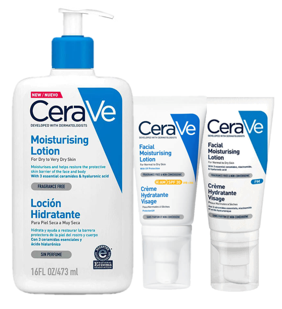 Pack Cerave hidratación todo el día